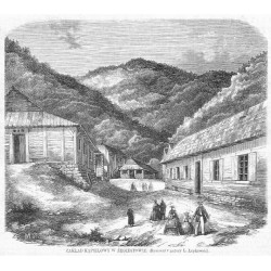 Zakład kąpielowy w Żegiestowie / "ZAKŁAD KĄPIELOWY W ŻEGIESTOWIE. (Rysował z natury L. Łepkowski)."