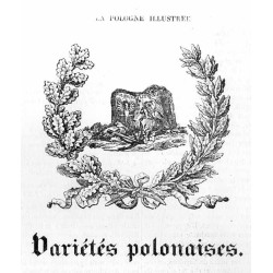 "POLONIA LITUANIA" / Alegoria z herbami Polski i Litwy