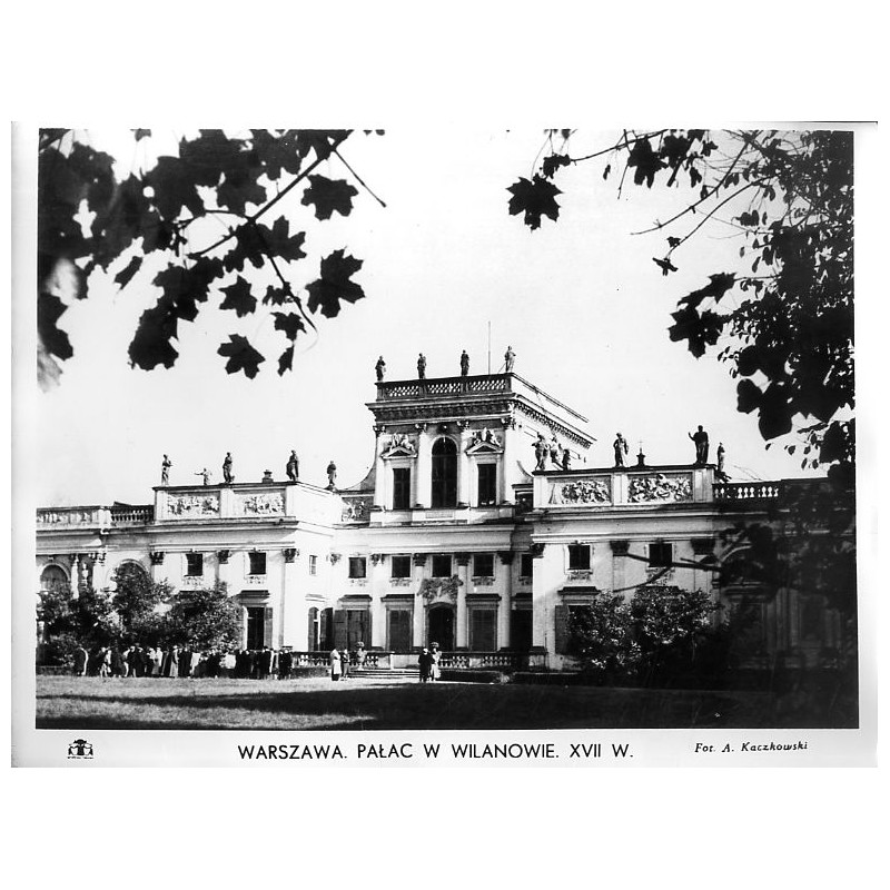 Warszawa. Pałac w Wilanowie. XVII w. / "WARSZAWA. PAŁAC W WILANOWIE. XVII W."