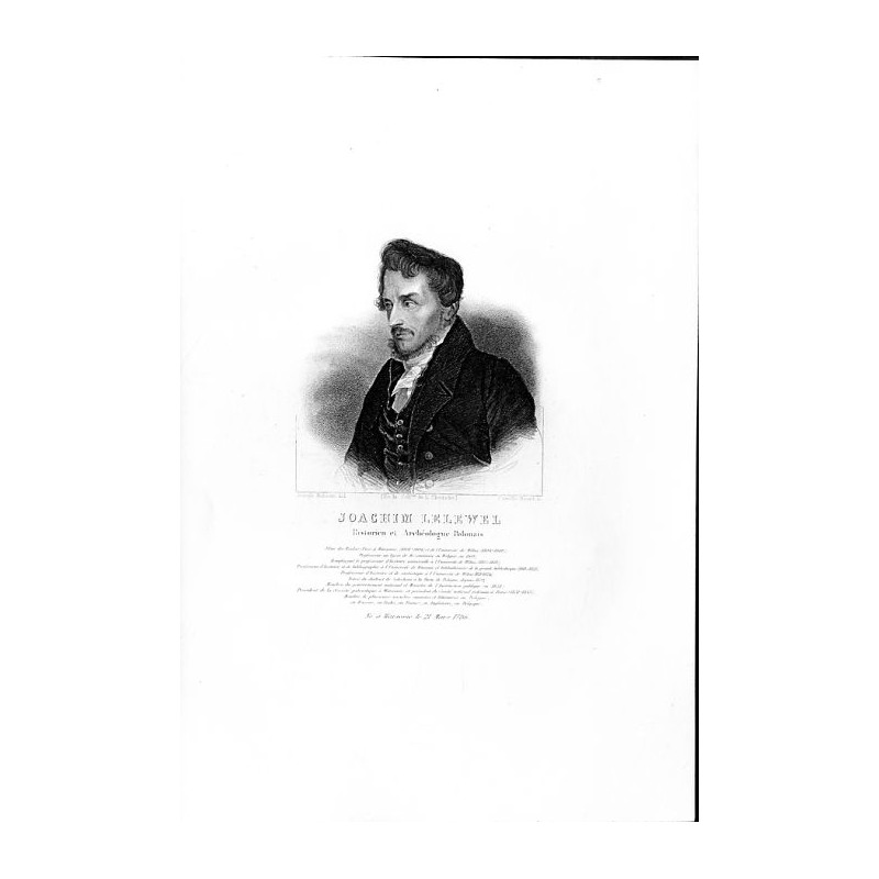 Joachim Lelewel / "JOACHIM LELEWEL. Historien ei Archéologue Polonais [...]"