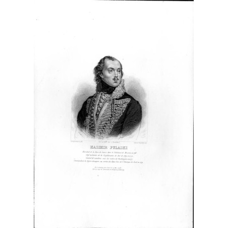 Kasimir Pulaski / "KASIMIR PULASKI Maréchal de la Terre [...]"