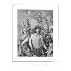 "Bachanalja, obraz Jordaensa w galeryi willanowskiéj."