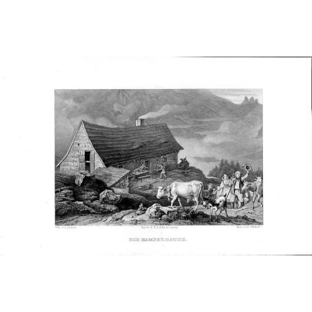 Die Hampelbaude / "DIE HAMPELBAUDE."