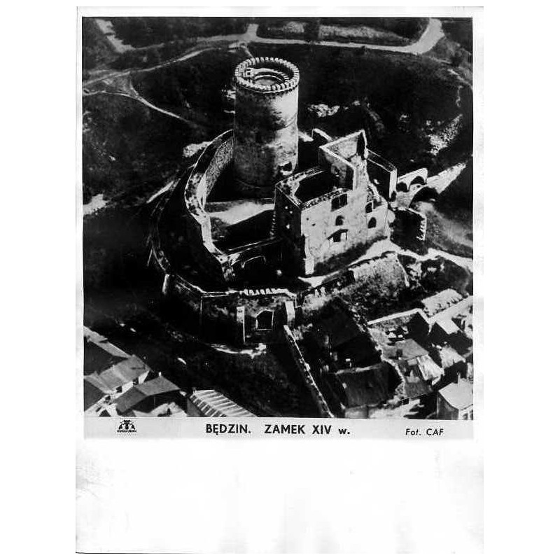 Będzin. Zamek XIV w. / "BĘDZIN. ZAMEK XIV w. Fot. CAF"