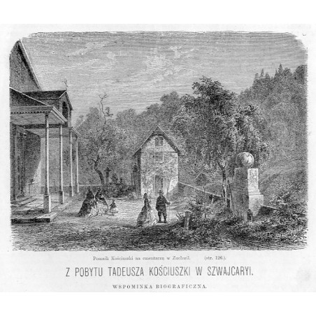 "Pomnik Kościuszki na cmentarzu w Zuchwil [...]"