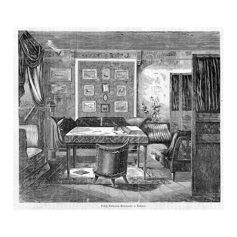 "Pokój Tadeusza Kościuszki w Solurze."