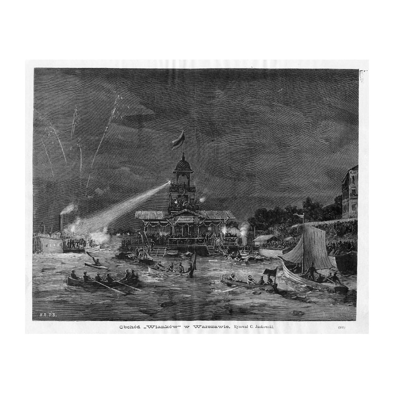 "Obchód "Wianków" w Warszawie. Rysował C. Jankowski. (143)"