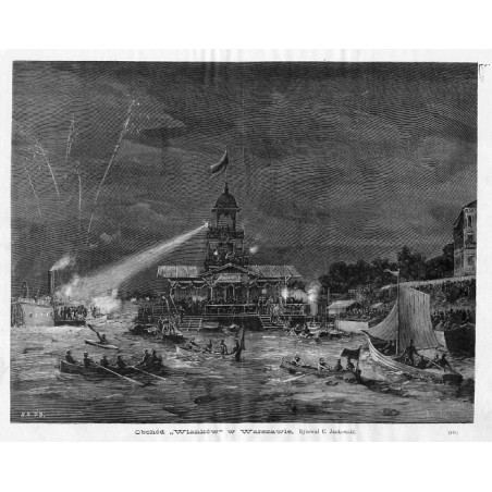"Obchód "Wianków" w Warszawie. Rysował C. Jankowski. (143)"