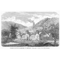 Widok Nowych Łazienek w Krynicy. Rysował z natury Leon Dembowski / "WIDOK NOWYCH ŁAZIENEK W KRYNICY. (Rysował z natury Leon Demb