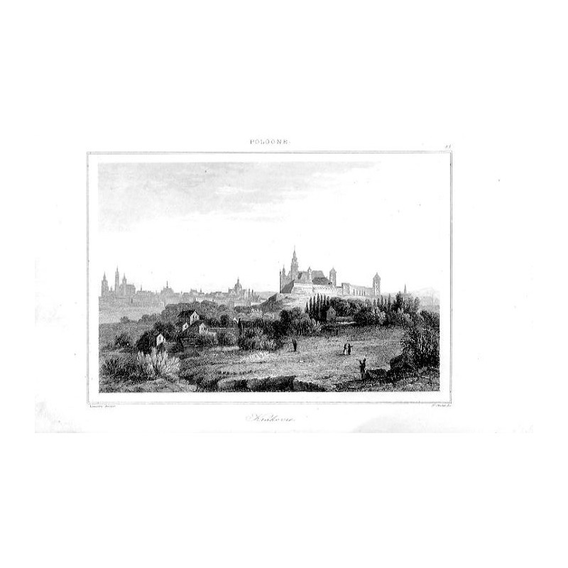 Kraków. Panorama miasta / "POLOGNE. 13 Krakovie."