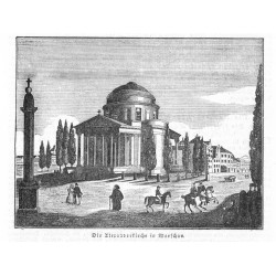 "Die Alexanderkirche in Warschau."