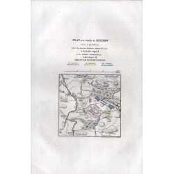 "PLAN de la bataille de KLISZOW livrée le 9/19 Juillet 1702 [...]" / Plan bitwy pod Kliszowem 1702
