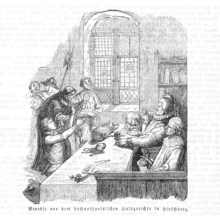 "Benedix und Klärchen. Ein Märchen." [1] "Benedix vor dem hochnothpeinlichen Halsgerichte in Hirschberg." [2] "Benedix aus Klau