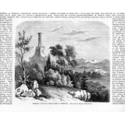 Pomnik Tadeusza Kościuszki w Ameryce / "POMNIK TADEUSZA KOŚCIUSZKI W AMERYCE. (Rysował na drzewie Polkowski.)"