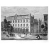 Wrocław. Nowa Giełda / "Die neue Börse in Breslau. Nach einer Lithographie von F. Müller daselbst."