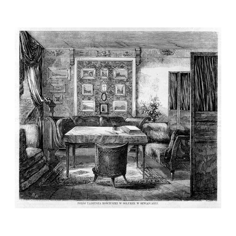 Pokój Tadeusza Kościuszki w Solurze w Szwajcarii / "POKÓJ TADEUSZA KOŚCIUSZKI W SOLURZE W SZWAJCARYI."