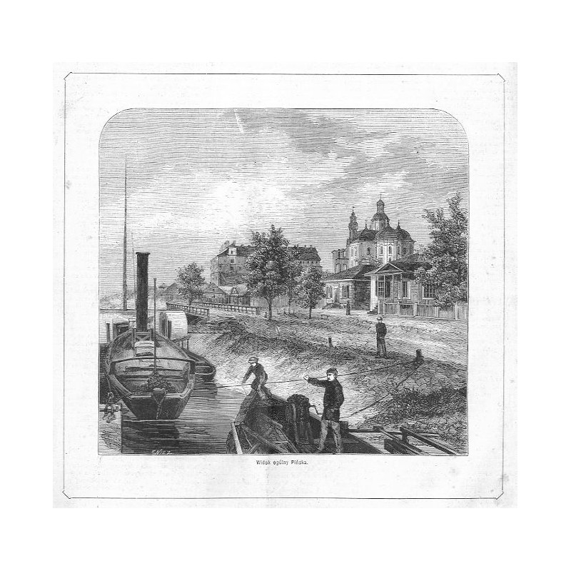 "Widok ogólny Pińska."