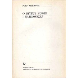 O sztuce nowej i najnowszej