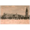 Kraków - Krakau. Wieża ratuszowa i Sukiennice. Rathhausthurm und Tuchhalle