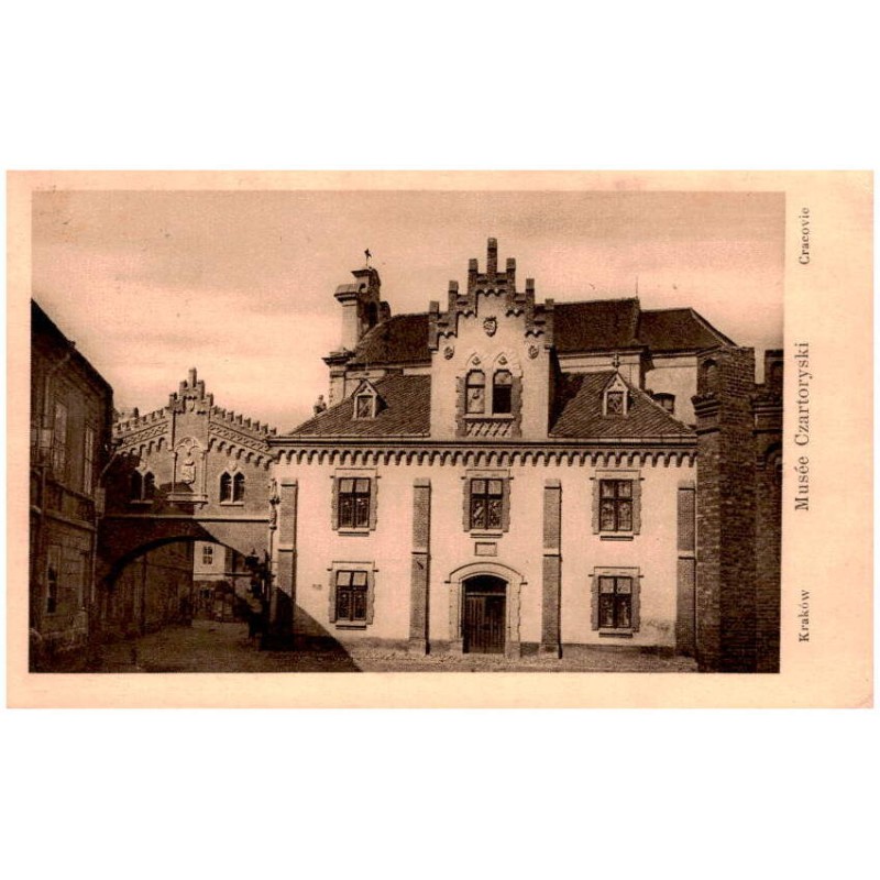 Kraków. Musée Czartoryski. Cracovie / Rewers: Muzeum XX. Czartoryskich. Czartoryski-Muzeum. Musée Czartoryski.