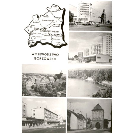 Województwo gorzowskie [...] Na zdjęciach: Gorzów Wielkopolski - ulica Bolesława Chrobrego osiedle mieszkaniowe "Słoneczna". Mi