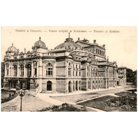 Théâtre à Cracovie. - Teatr miejski w Krakowie. - Theater in Krakau.