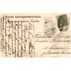 Kraków - Krakau. Teatr miejski w Krakowie - Theater in Krakau 1896