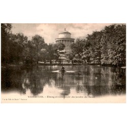 Varsovie. - Étang et réservoir du jardin de Saxe