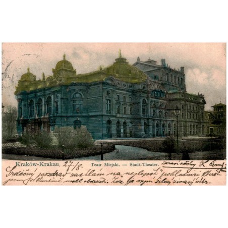 Kraków-Krakau. Teatr Miejski. - Stadt-Theater
