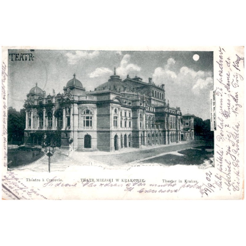 Teatr. Théatre à Cracovie. Teatr Miejski w Krakowie. Theater in Krakau.