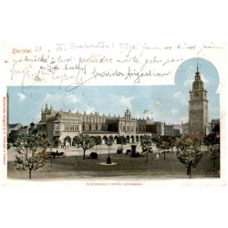 Kraków. Sukiennice i wieža ratuszowa.