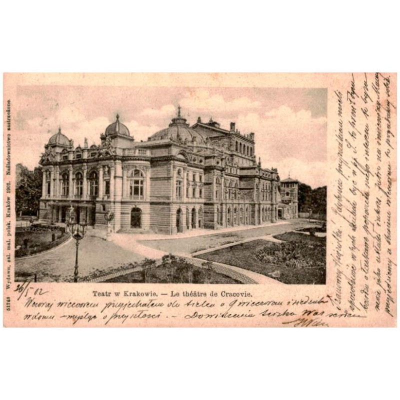 Teatr w Krakowie. - Le théâtre de Cracovie.
