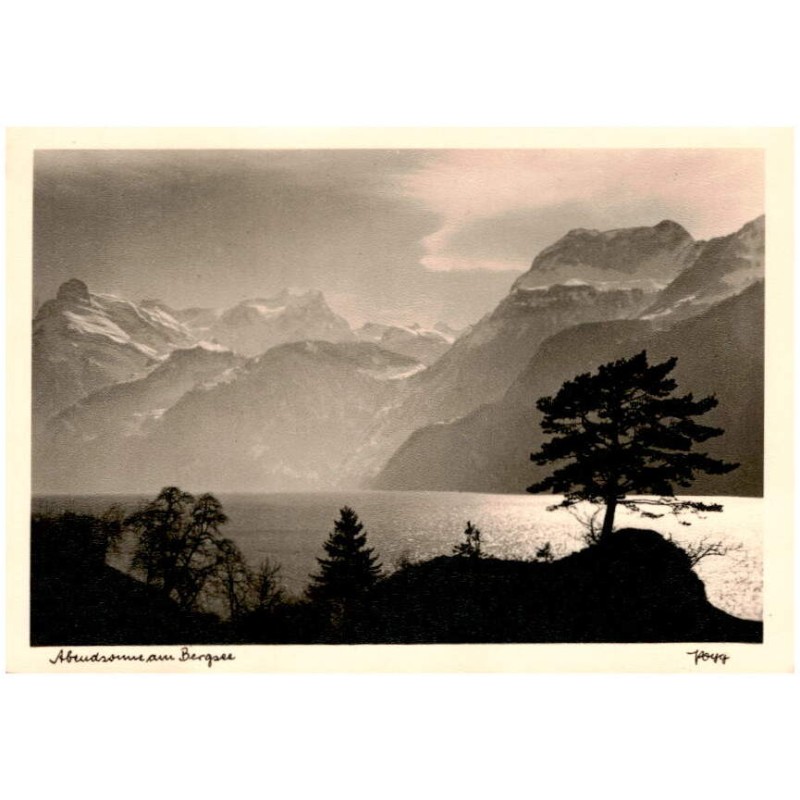 Abendsonne am Bergsee. Popp