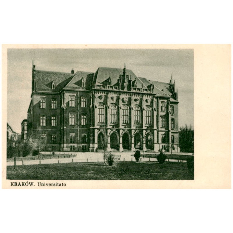 Kraków. Universitato / Rewers: XXIII Universala Kongreso de Esperanto en Kraków, 1.-8. VIII. 1931