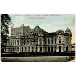 Théâtre à Cracovie. - Teatr miejski w Krakowie. Theater in Krakau.