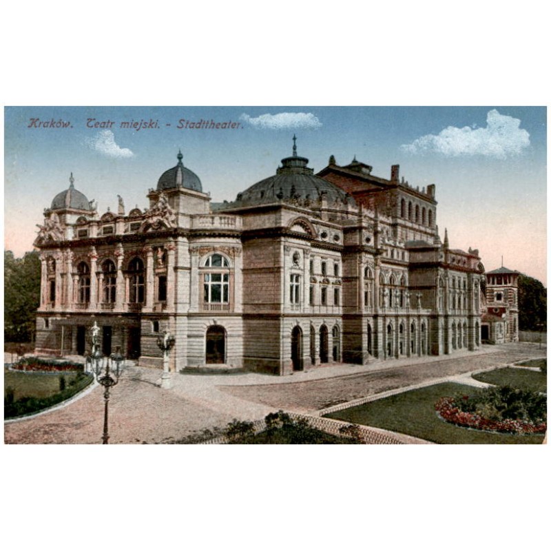 Kraków. Teatr miejski. - Stadttheater.