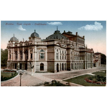 Kraków. Teatr miejski. - Stadttheater.