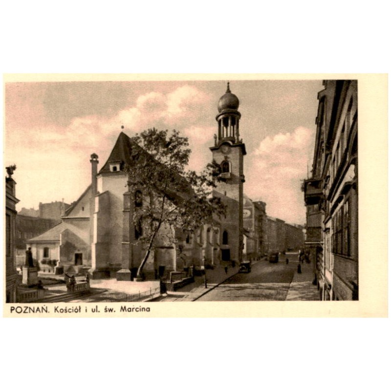 Poznań. Kościół i ul. św. Marcina / Rewers: Fot. R. S. Ulatowski