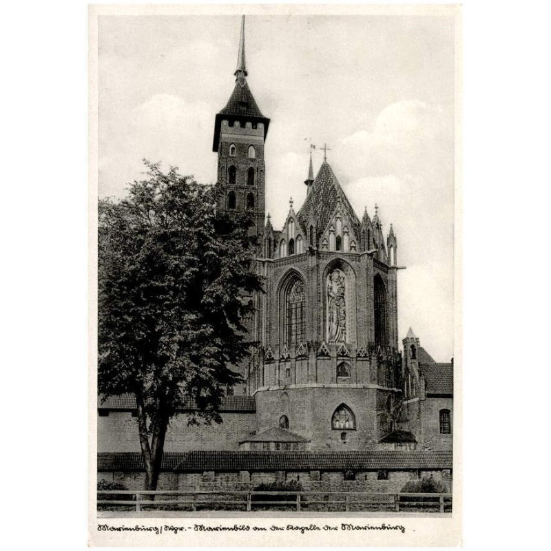 Marienburg / Wpr. - Marienbild an der Kapelle der Marienburg