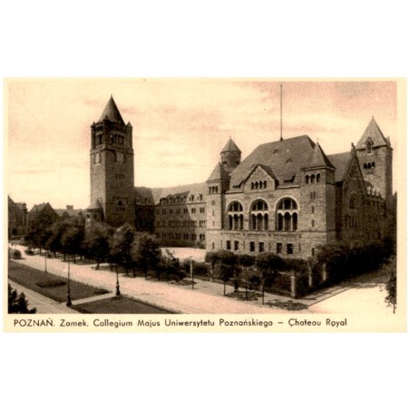 Poznań. Zamek. Collegium Majus Uniwersytetu Poznańskiego - Chateau Royal