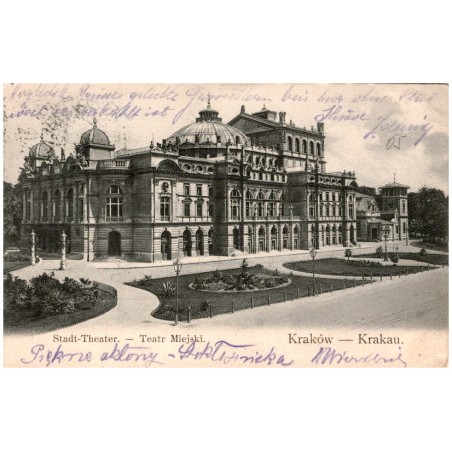 Kraków - Krakau. Stadt-Theater. - Teatr Miejski.