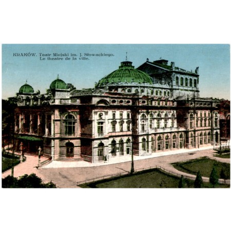 Kraków. Teatr Miejski im. J. Słowackiego. Le theatre de la ville.