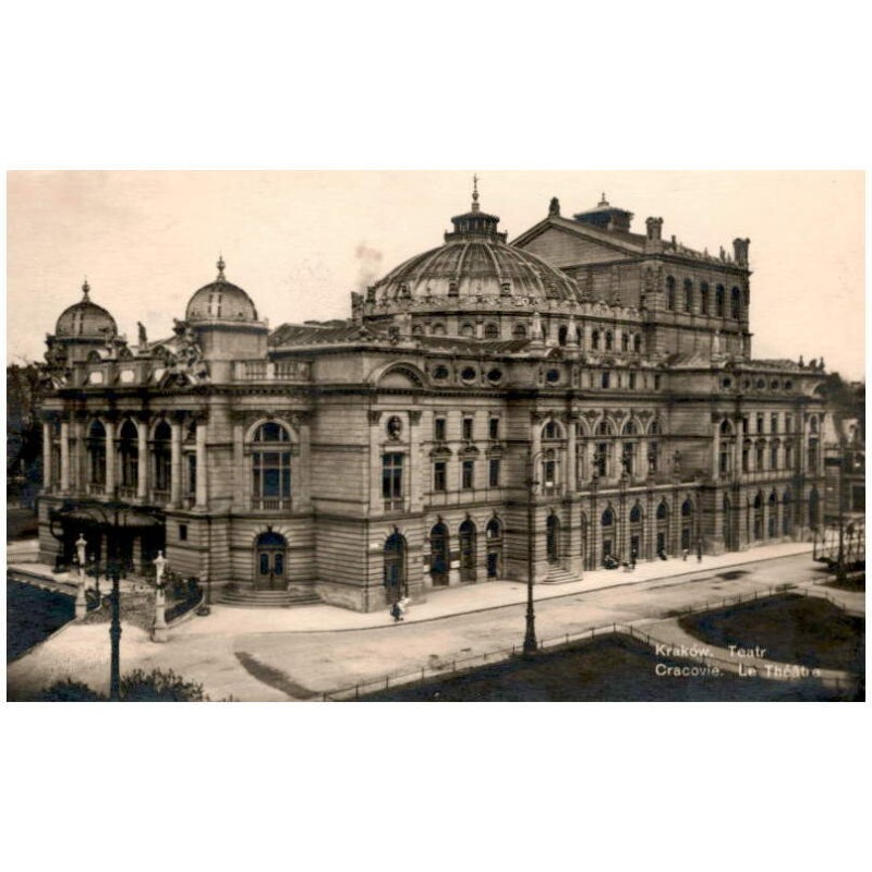 Kraków. Teatr. Cracovie. Le Théâtre