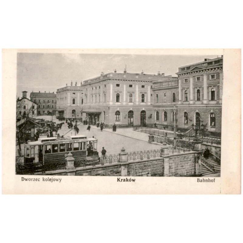 Dworzec kolejowy. Kraków. Bahnhof