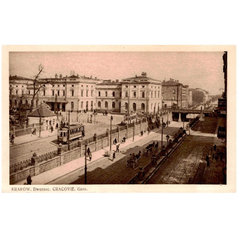 Kraków. Dworzec. Cracovie. Gare.