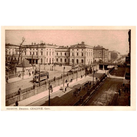 Kraków. Dworzec. Cracovie. Gare.