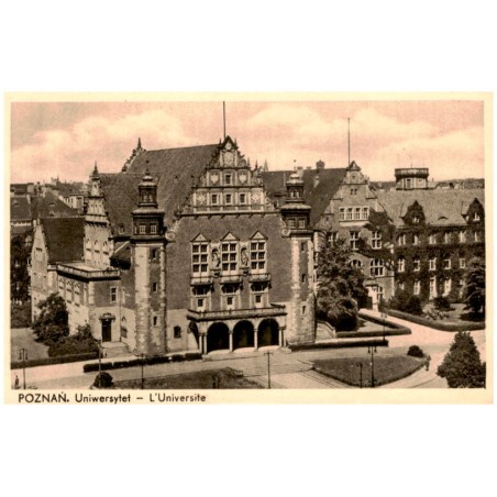 Poznań. Uniwersytet - L'Universite / Rewers: Fot. R. S. Ulatowski