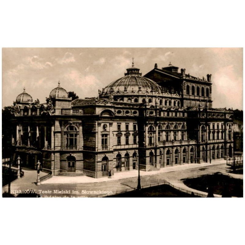 Kraków. Teatr Miejski im. J. Słowackiego. Le théatre de la ville.