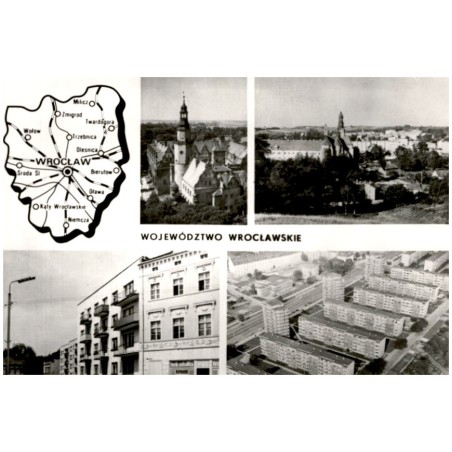 Województwo wrocławskie [...] Na zdjęciach: Oleśnica - zamek piastowski, obecnie Centralna Szkoła Instruktorów ZHP, Trzebnica -