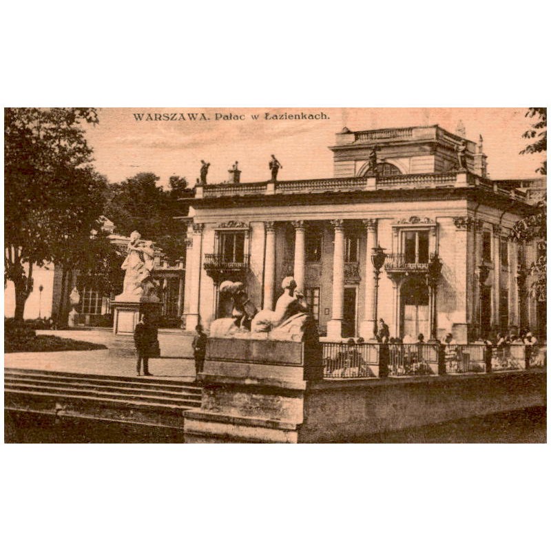 Warszawa. Pałac w Łazienkach.